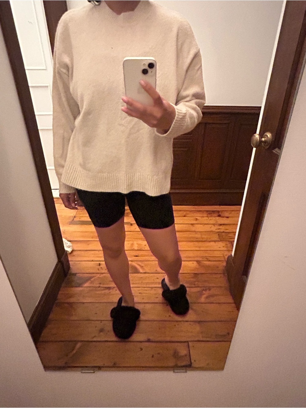 Mango Women’s Cream Crewneck Sweater